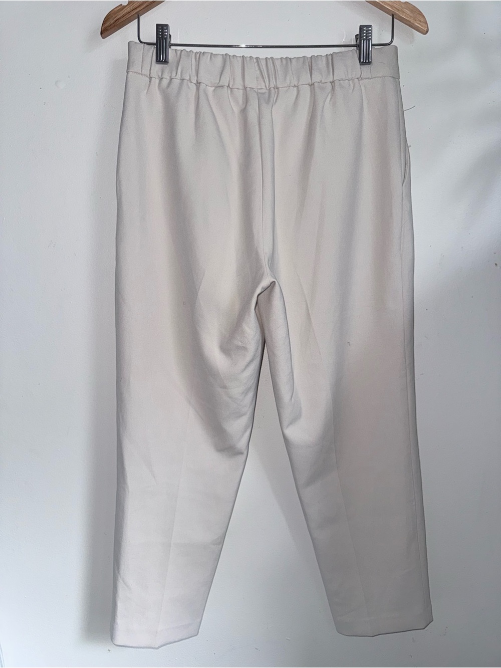 Babaton Conan Soft Cream Elastic-Waist Pants Size 8 - Picture 6 of 13